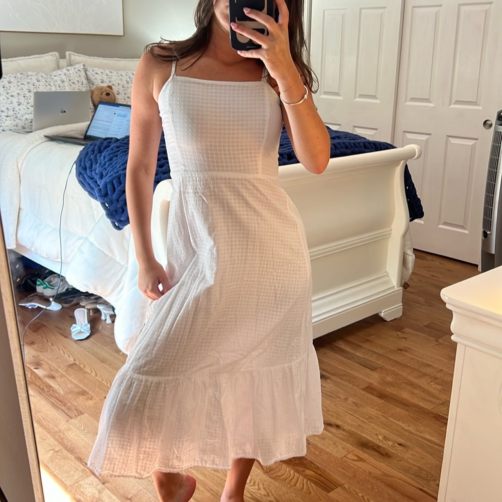 Gap White Maxi Dress